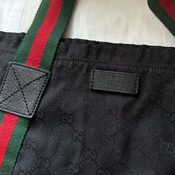 Large Vintage Gucci Shopper Tote - Picture 3 of 7